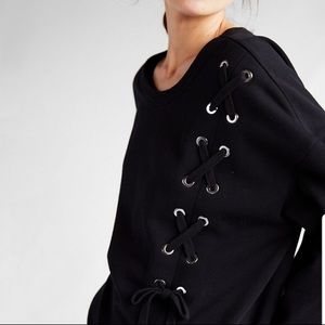EXPRESS Black Sweatshirt